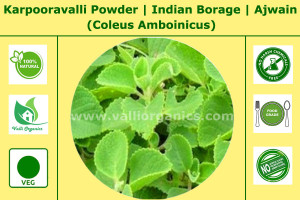 Karpooravalli Powder | Ajwain | Patherchur | Doddapatre | Coleus Amboinicus 100gm