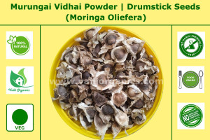 Murungai Vidhai Powder | Drumstick | Ahijan | Munaga | Mochakamu | Moringa Oliefera 100gm