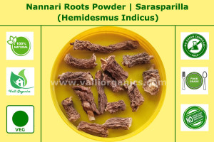 Nannari Roots Powder | Sarasparilla | Narunenti | Anantamul | Hemidesmus Indicus 100gm