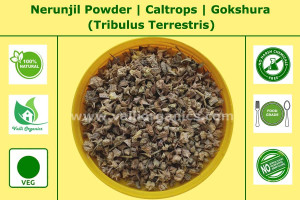 Nerunjil Powder | Caltrops | Gokhru | Neggilu | Chinnapalleru | Tribulus Terrestris 100gm