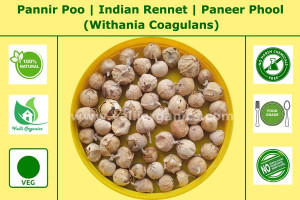 Panneer Poo | Indian Rennet | Pannir Phool | Rishya Gandha | Withania Coagulans 100gm